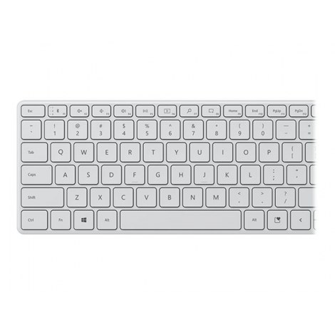 Microsoft | Designer Compact Keyboard | Compact Keyboard | Wireless | US | Bluetooth | Glacier | 288 g | Wireless connection - 2